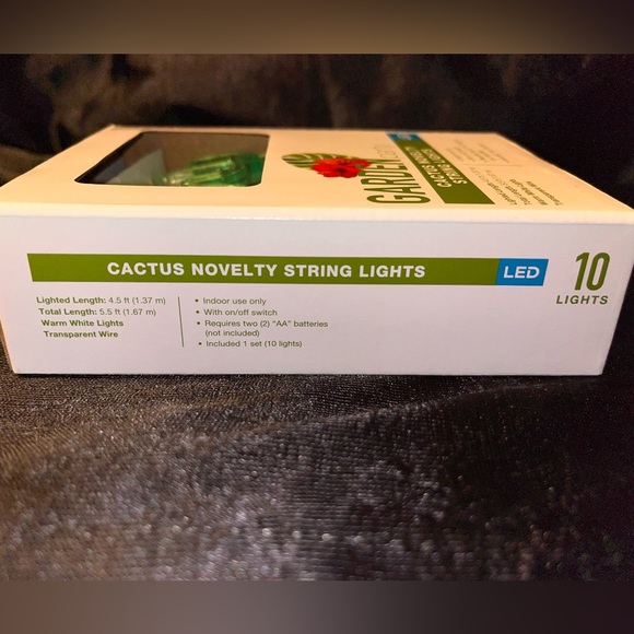 LED Cactus Novelty String Lights - 3 sets - Picture 3 of 3